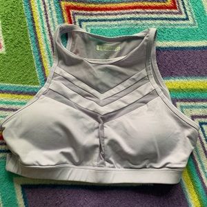 Cute Lilac Back Design Sports Bra